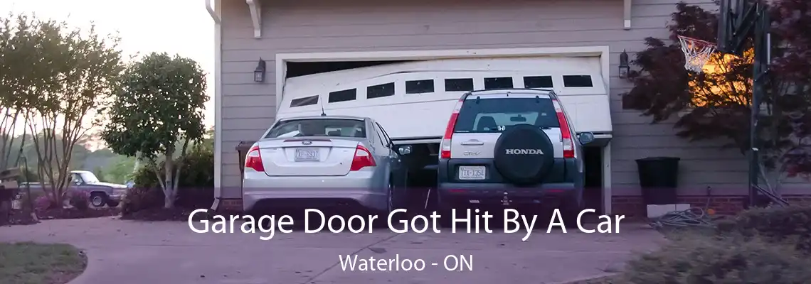  Garage Door Got Hit By A Car Waterloo - ON