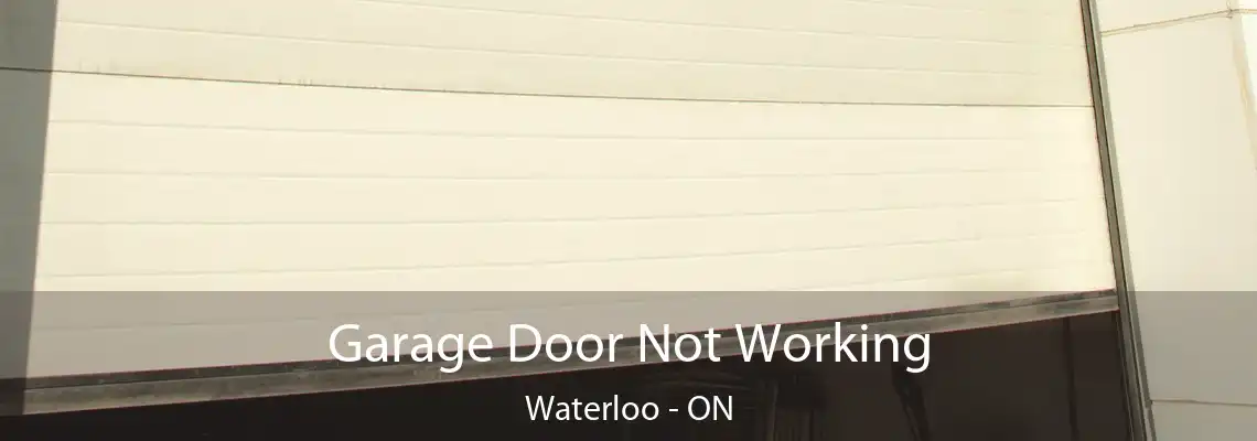  Garage Door Not Working Waterloo - ON