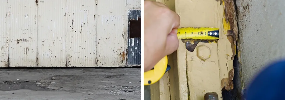 Lift Master Rusty Garage Doors in Waterloo, Ontario