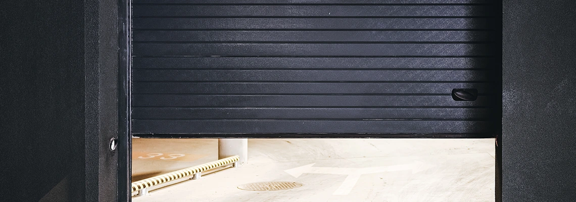 Residential Black Garage Door Installation in Waterloo, ON